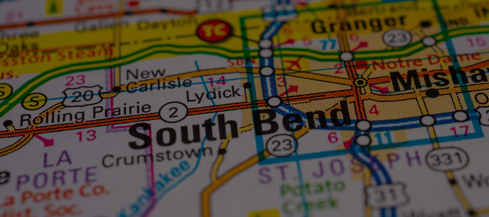 South Bend Map Rendering